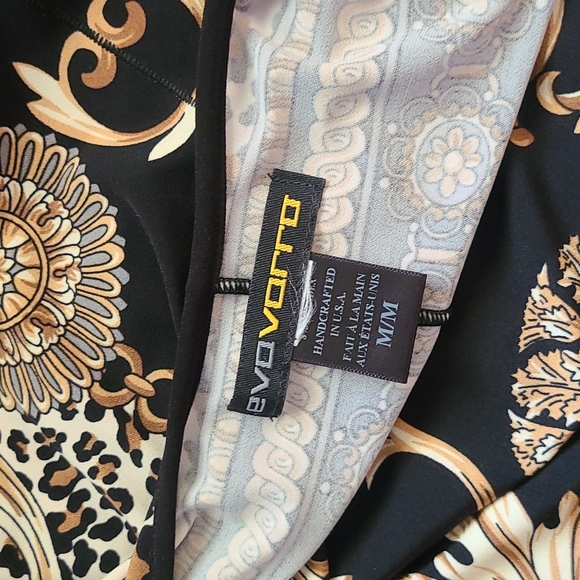 Dress - roman print two peice - Picture 5 of 5